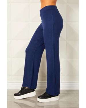 French Kyss Soft Stretch Lounge Pant - Blue