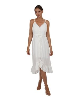 Love Token Denise Midi Dress - White