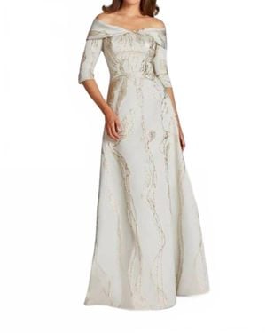 sachin and babi light blue dress New Bariano Royal Blue Maxi Gown/Dress, Origami Bust, size 10, good for prom main image 0