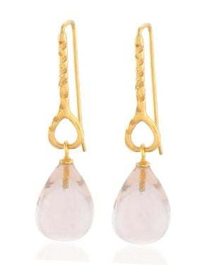Shyla Helena Earrings - Metallic