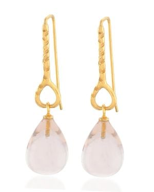 Shyla Helena Earrings - Metallic