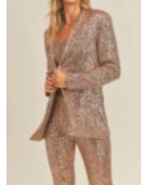 Sadie & Sage Disco Inferno Blazer - Natural