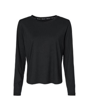 Champion Sport Soft Touch Long Sleeve T-Shirt - Black