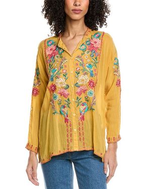 Johnny Was Audrey Shirt - Yellow