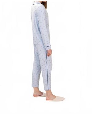 Aspen Dream Ocean Dreaming Bamboo Pajama Set - White