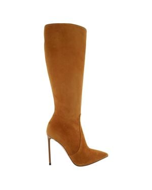 Bally Barbra 105 Knee-High Suede Boots - Brown