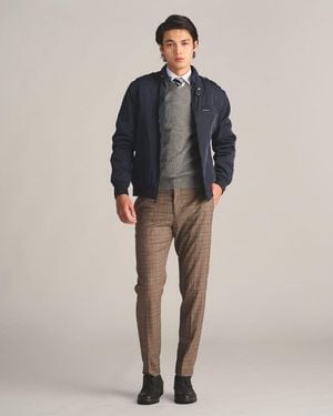 Members Only Iconic Racer Quilted Lining Jacket (Slim Fit) - Blue