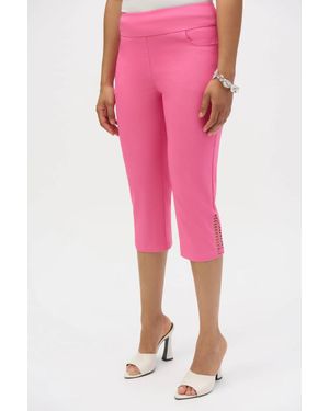 Joseph Ribkoff Millennium Capri Pull-On Pants - Pink
