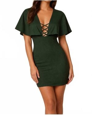 Nookie Charlie Mini Dress - Green