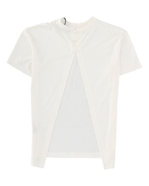Jacquemus Ventadou Open-Back Lightweight Paper-Blend Top - White