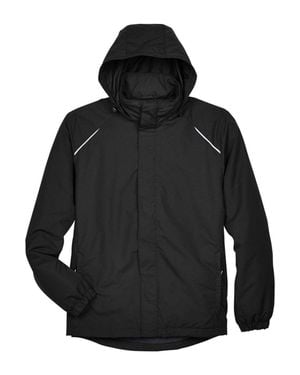 CORE365 Tall Profile Fleece-Lined All-Season Jacket - Black