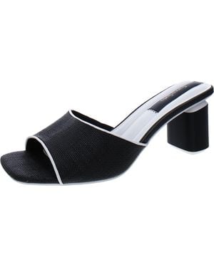 Franco Sarto Linley Block Heel Slip On Heels - Black