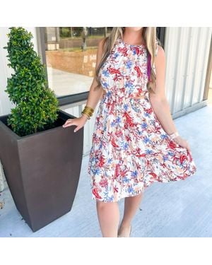 Another Love Ivanna Cut Out Dress - Red
