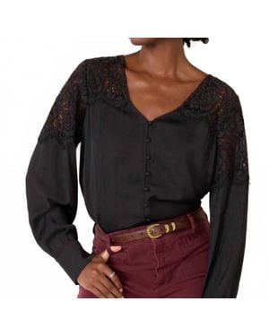 Sanctuary Falling Forward Blouse - Black