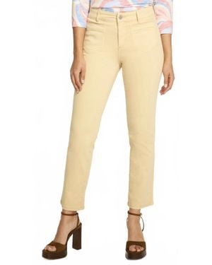 Fdj Christina Straight Leg Pant - Natural