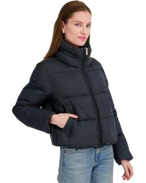 Tahari Dakota Short Puffer Jacket, Deep - Blue