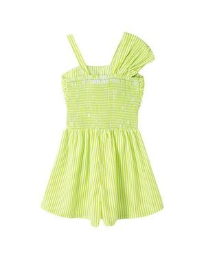 Habitual Off-The-Shoulder Ruffle Romper - Yellow