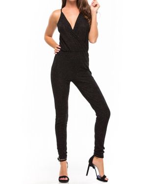 Wyldr Risk Taker V-Neck Jumpsuit - Black