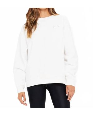 The Upside Saturn Arrow Sweater - White