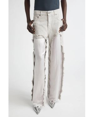 Haikure Bonnie Satin Bull Jean - Multicolor