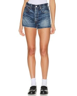 Moussy Ford Jean Shorts - Blue