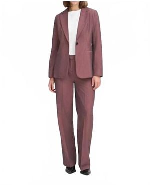 B.Young Welt Style Melange Blazer - Red