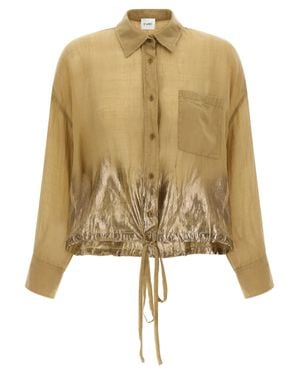 Nude Tencel Blouse - Natural