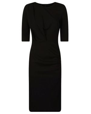 Pinko Achimenes Fitted Midi Dress - Black