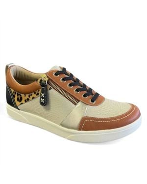 Revere Longbeach Orthotic-Friendly Sneakers - Brown