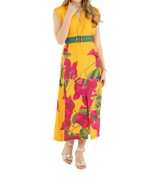 Emily Mccarthy Roma Midi Dress - Red