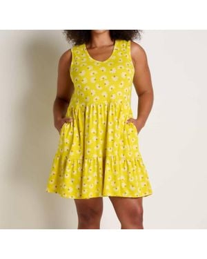Toad & Co. Marley Tiered Sleeveless Dress - Yellow