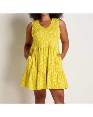Toad & Co. Marley Tiered Sleeveless Dress - Yellow