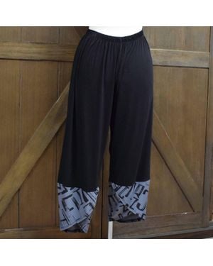 Inoa Print Ankle Pants - Blue