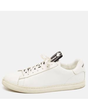 DSquared² Leather Low Top Sneakers - White