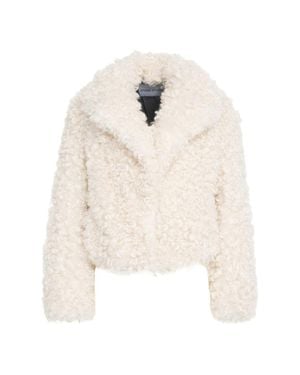 Stand Studio Samara' Faux Fur Jacket - White