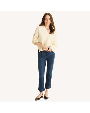 Nautica Mid-Rise Demi Bootcut Denim - Blue