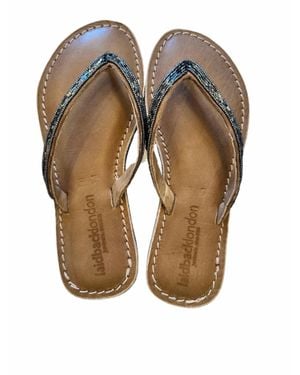 Laidbacklondon Seri Cushioned Flip Flop - Brown