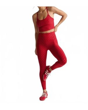 Beyond Yoga Softshine High Waisted Midi Legging - Red