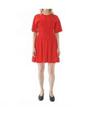 T.W.I.N. That’s What I Need Shirred T-Shirt Dress