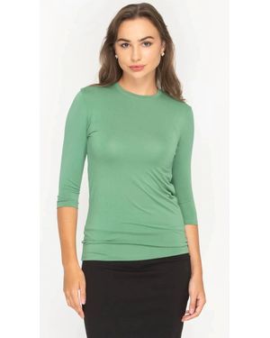 KMW Basic T-Shirt Top - Green