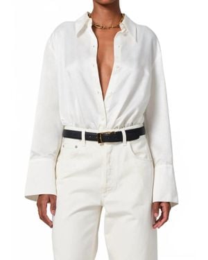 Citizens of Humanity Camilia Button Down Shirt - White