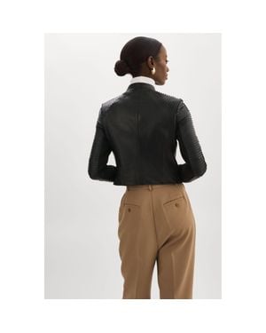 Lamarque Azra Leather Jacket - Black