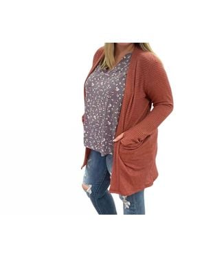 Blakeley Lola Knit Cardigan - Red
