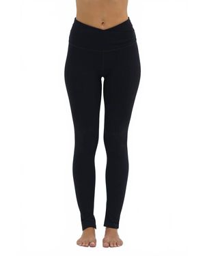 LNA Derin Cotton Spandex Legging - Black