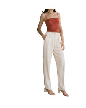Maiden Name Lila Pant - White