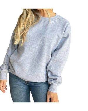 Ba&sh Wolf Pack Embroidered Sweatshirt - Blue