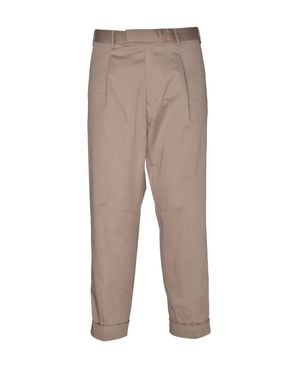 Low Brand Stretch Cotton Pants - Gray