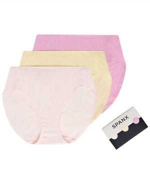 Spanx 3Pk Supima Bikini - Pink