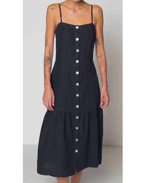 Nation Ltd Luciana Midi Dress - Blue