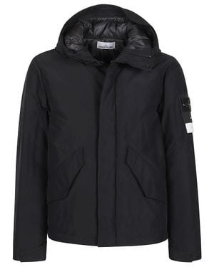 Stone Island Matte Insulated Down Jacket - Black